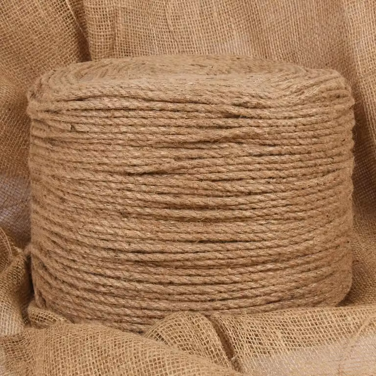 Corda in juta vidaXL beige marrone lunghezza 100 m spessore 6 mm