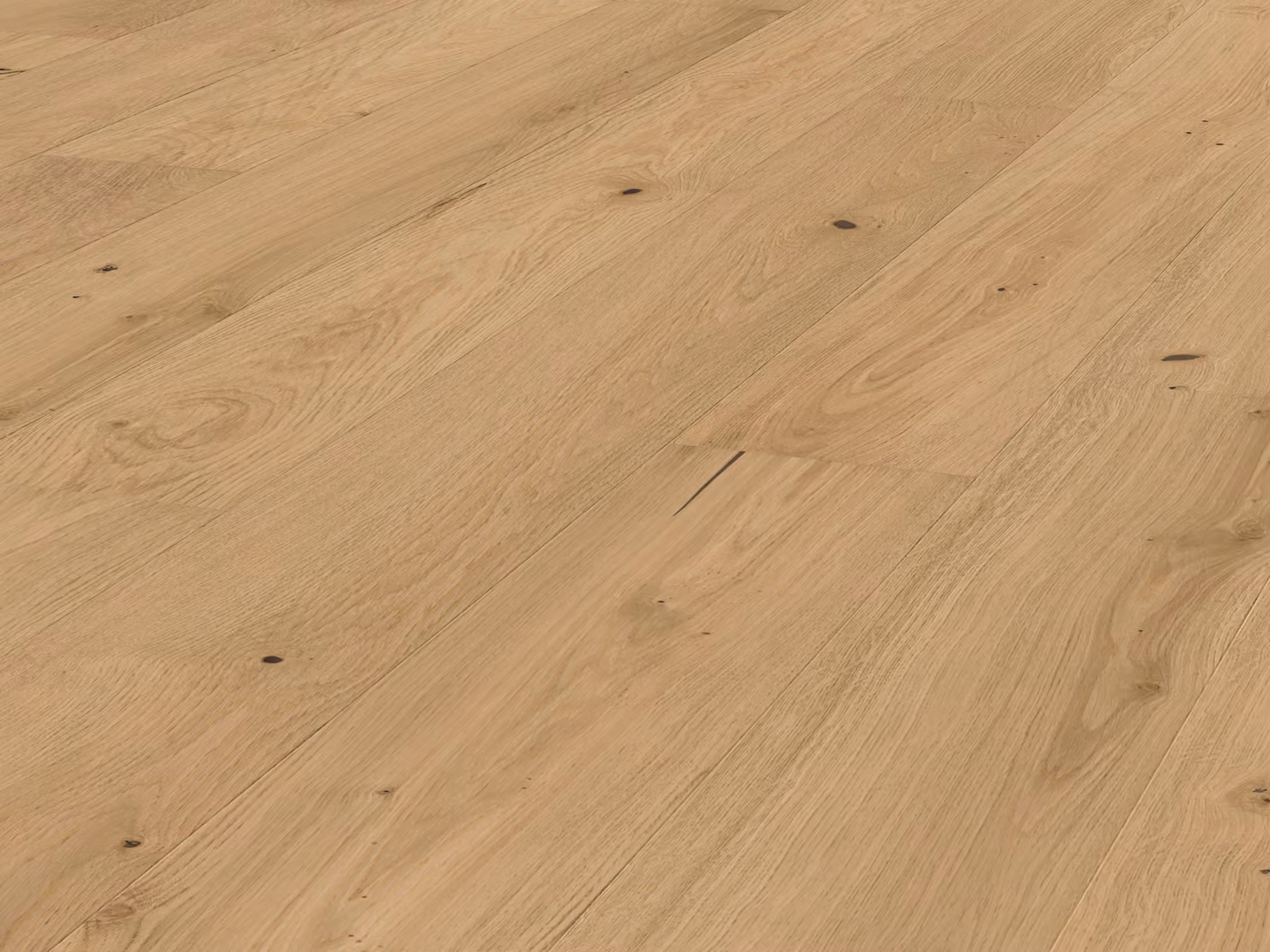 Pavimento in legno Meister Natureflex HD 100 2200 x 210 x 8 mm 20015 Rovere vivace spazzolato crema con verniciatura ultra opaca