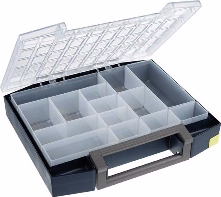 Raaco assortimento valigetta policarbonato boxxser 80 5x10-14 blu , 134910
