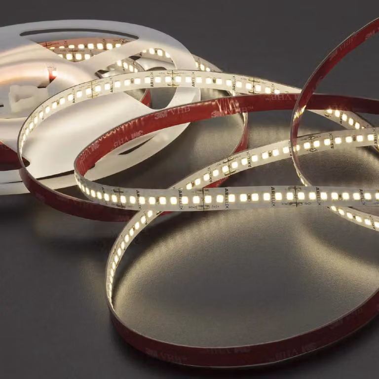 ARELUX XRIBO IP20 CRI.90, striscia LED, 5 metri per rotolo, 18W/metro, 192 LED/metro, 24V DC, angolo di emissione >115° - 2700K