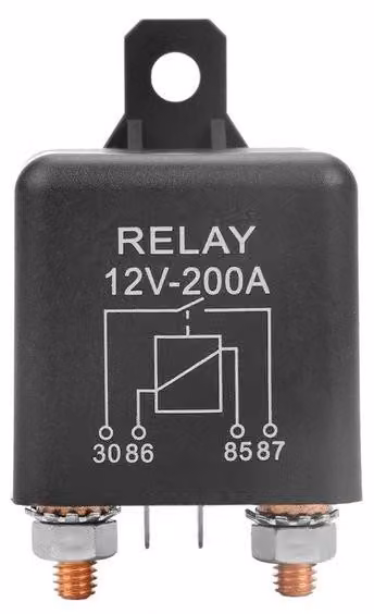 Relè 200 A 12 V, a 4 poli, a contatto, per rubinetto, tosaerba, interruttore elettrico
