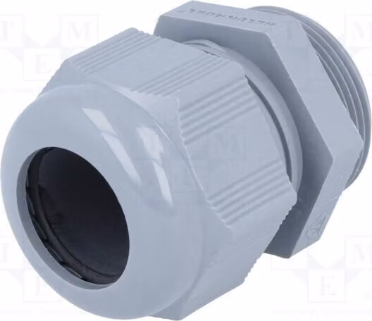 1 x Raccordo per cavo M32, grigio scuro, serie HT M32, colore RAL7001, grado di protezione IP68, materiale: [specificare il materiale]
