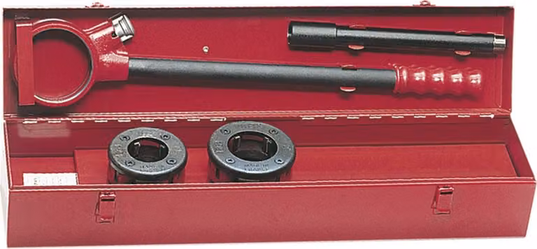 Filiera manuale con teste BSPT diritte Ø3/8 a 2' VIRAX - 136282
