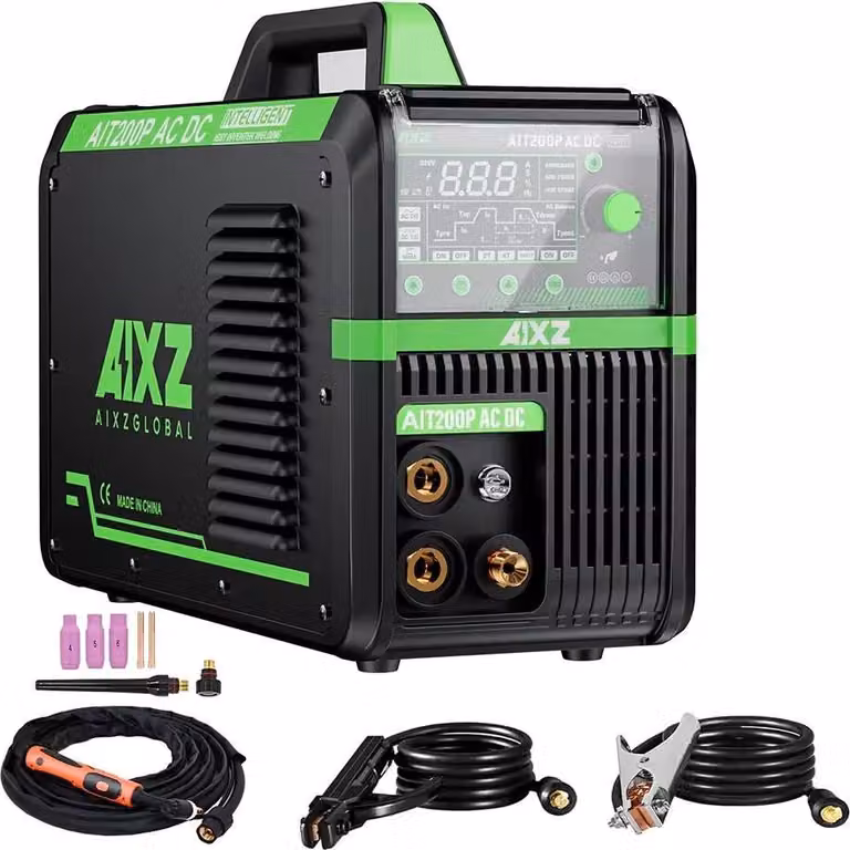Saldatrice, funzioni TIG e MMA, alte prestazioni, AIT200P ACDC, 220V