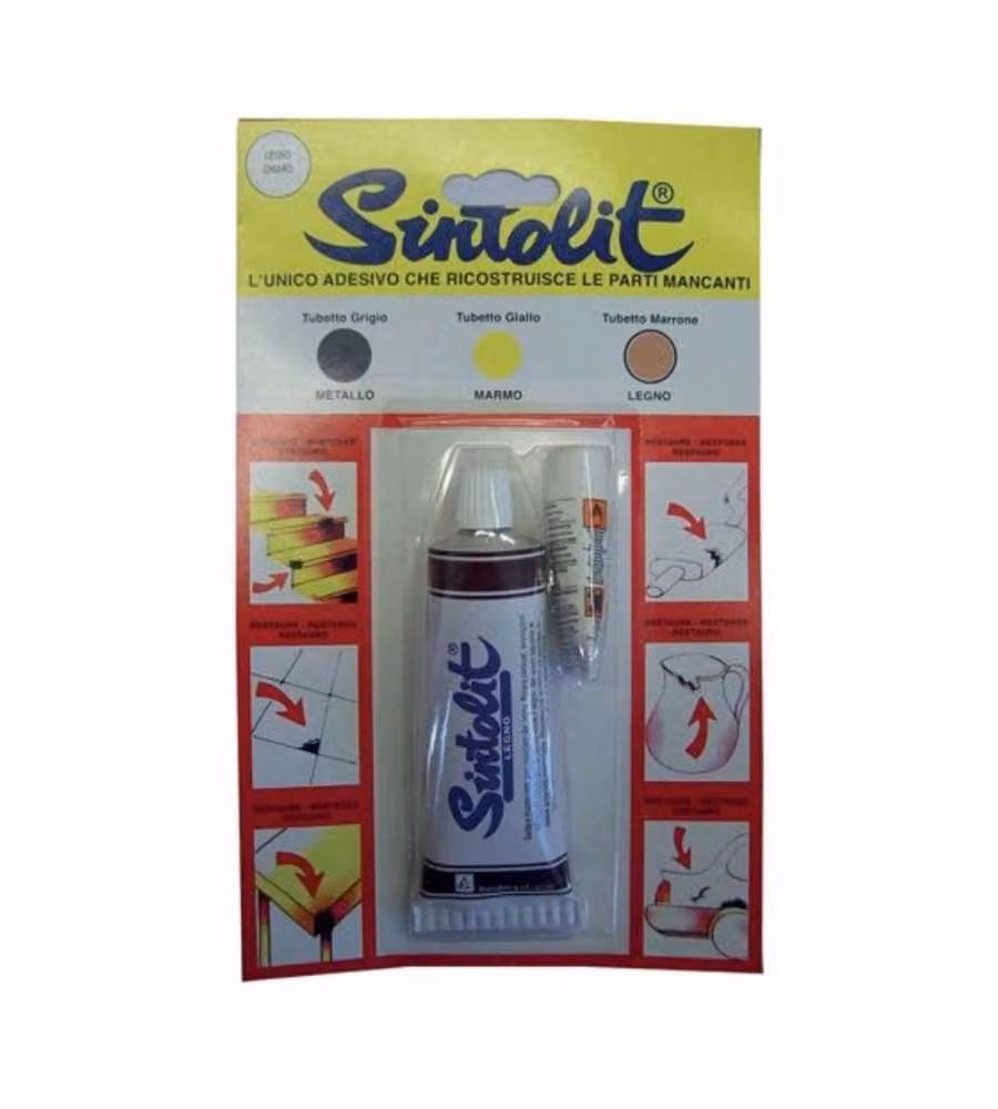 Sintolit Stucco per legno bicomponente chiaro 60 ml