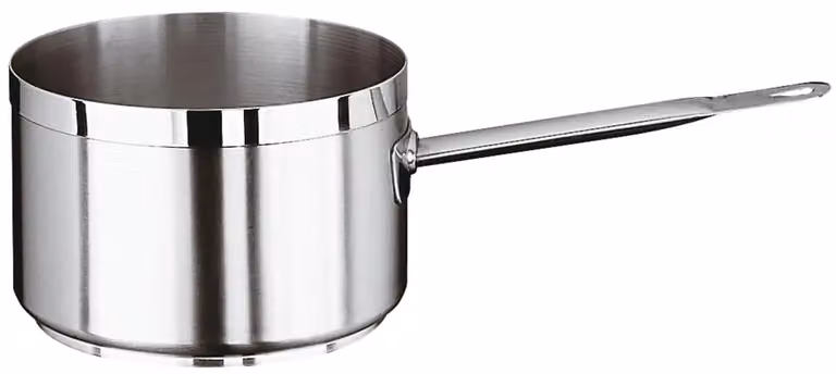 Casseruola Alta Serie 1100 in acciaio inox con un manico per induzione, diam.20cm