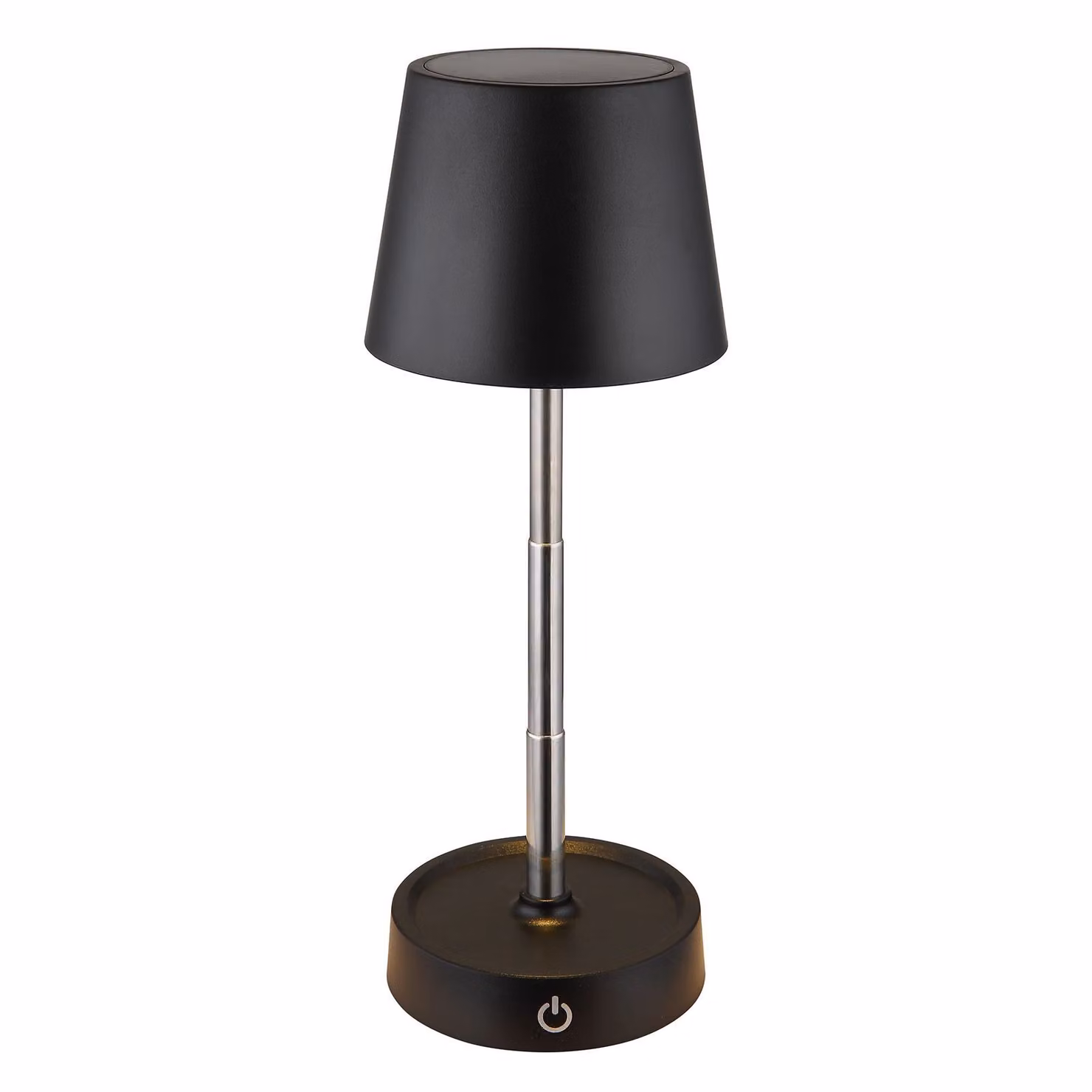 Lampada da tavolo senza fili con batteria ricaricabile Touch Dimmer Lampada da tavolo dimmerabile Nero 58446B