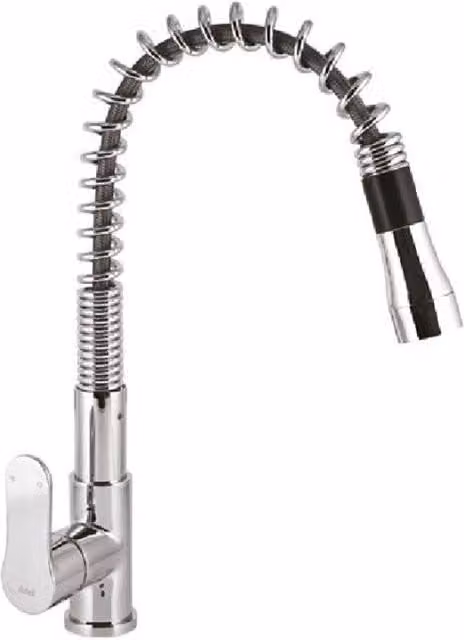 Rubinetto Cucina Miscelatore Monocomando Lavello in Ottone Hena pull down Cromato