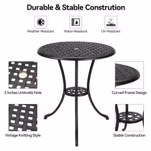 Tavolo da pranzo, tavolo da cucina, design moderno, piano stabile, colore nero, realizzato con materiali di alta qualità: legno composito e metallo