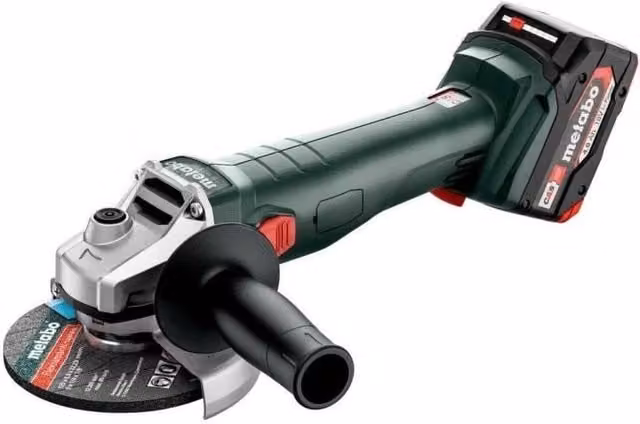 Smerigliatrice angolare a batteria - METABO - W 18 L 9-125 - 18 V - MetaBOX 165 L