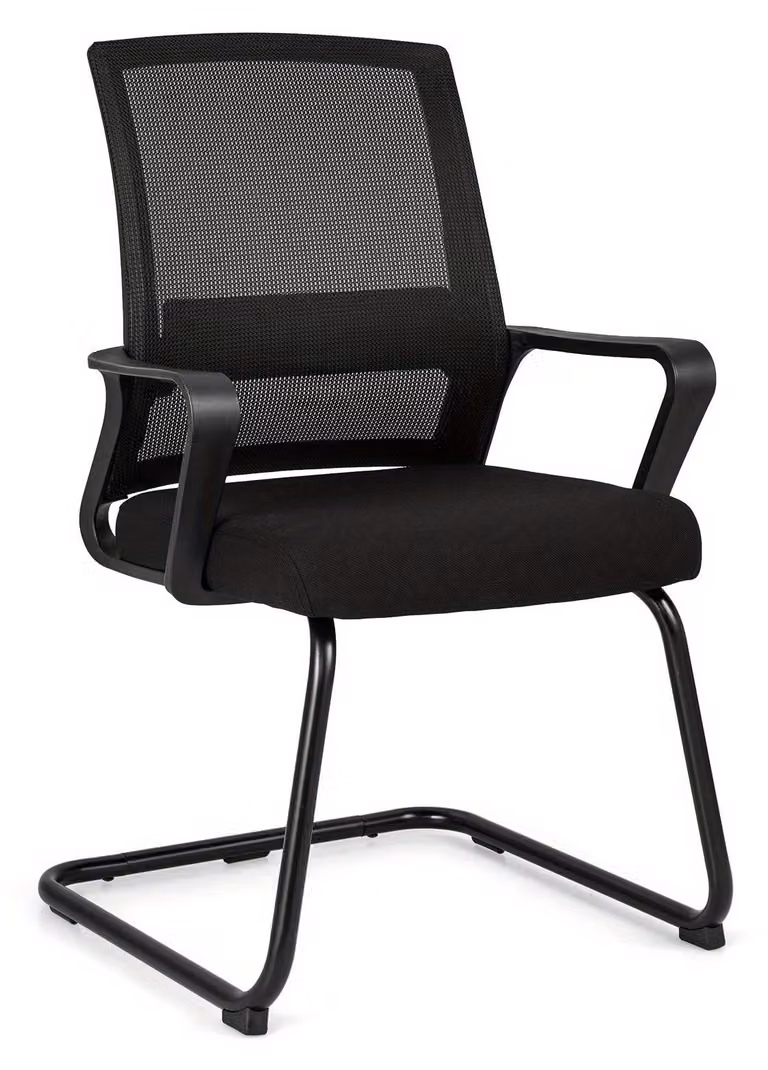 Sedia ergonomica da ufficio - Sedia da ufficio - Sedia per riunioni - Sedia per ospiti - Sedia da lavoro - Con supporto lombare