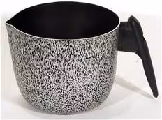 Bollilatte in alluminio antiaderente Valsecchi ROCKY Grigio pietra Diametro: 14 cm