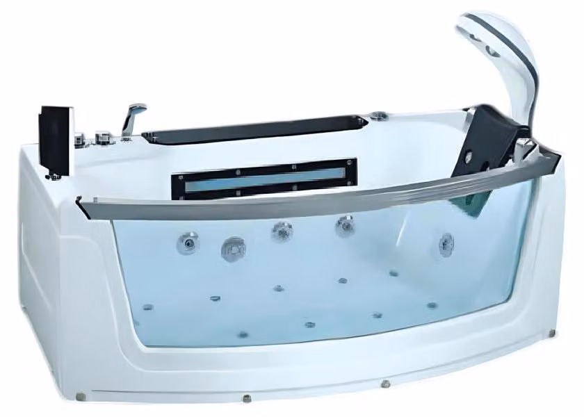 Luxuswanne Whirlpool Massagewanne Wellnesswanne Freistehende Wanne 170x90 cm
