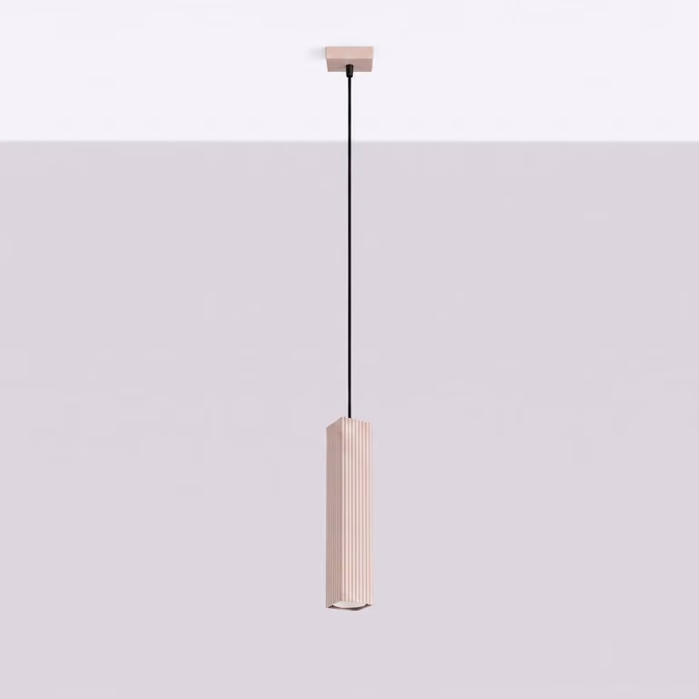 Lampada a sospensione RAYO 1 tortora 1xGU10 10W alluminio 118x8x8cm Sollux Lighting
