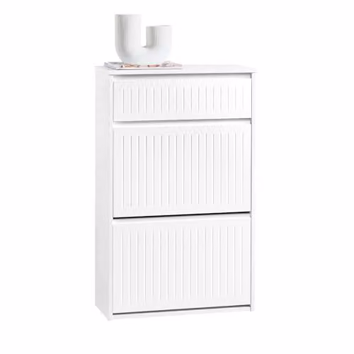SoBuy Scarpiera salvaspazio slim con 2 ribalte 61x25x100cm per ingresso