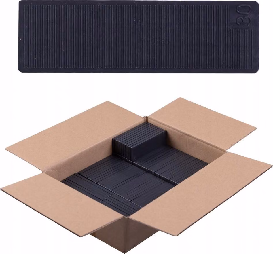 Distanziali - Supporti di distanziamento S3006 - 30x100x6 mm - 100 pezzi - durevoli - montaggio preciso - versatile