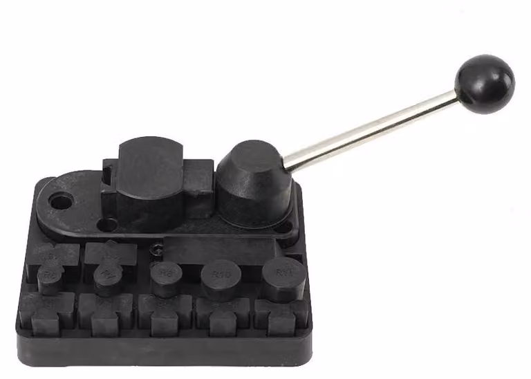 Piegatore per anelli - Attrezzo per gioielleria - In plastica - Manuale - Per modellare e piegare gli anelli - Piccolo e portatile - Versatile
