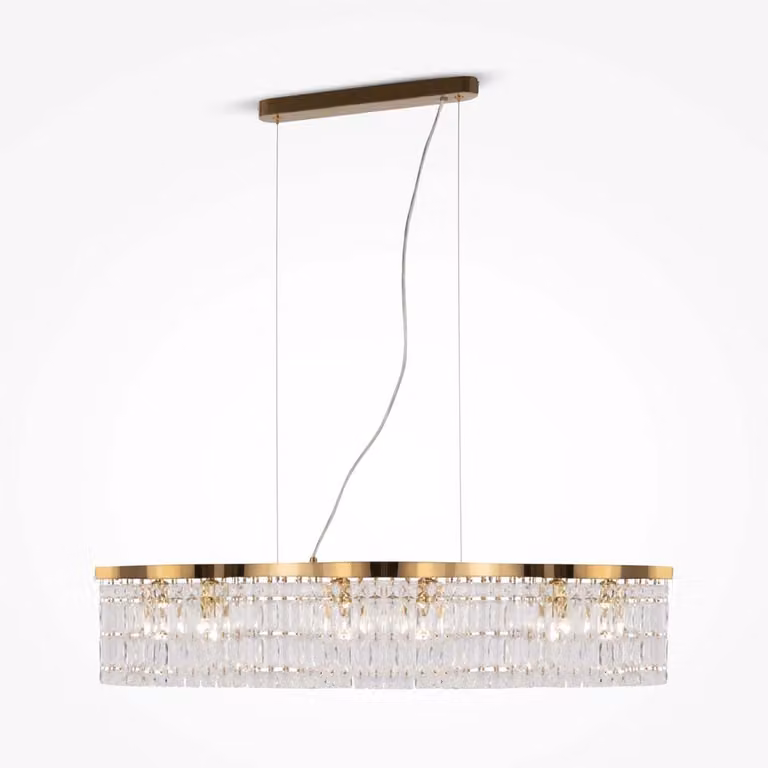 Lampadario Contemporaneo Dune Metallo Oro 6 Luci