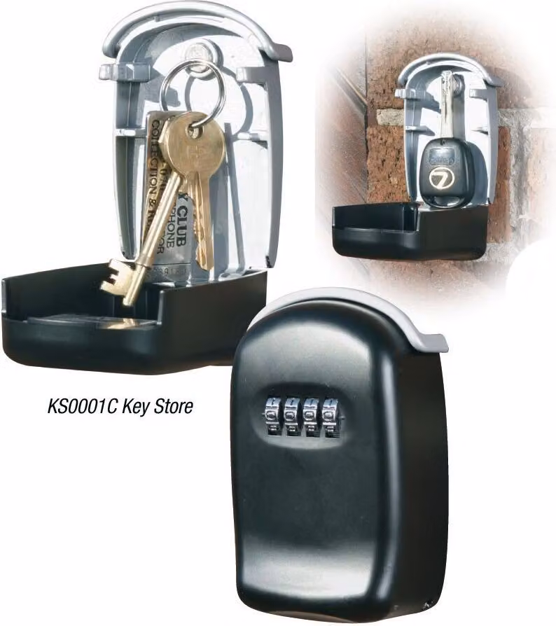 phoenix Safe KS0001C Cassetta per chiavi di emergenza Key Store - nero, serratura a combinazione rotante