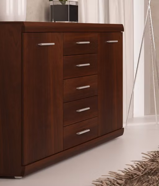Credenza cassettiera noce imperiale 140 cm