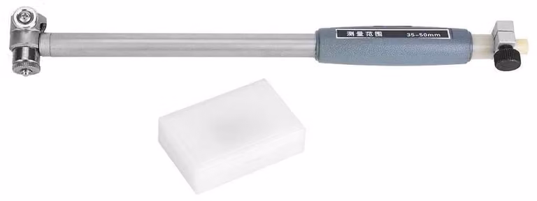 Quadrante in lega di alluminio - Calibro da 35 a 50 mm - Alta precisione: 0,01 mm - Resistente alla corrosione - Include comparatore - Risparmio di tempo - Strumento di misurazione