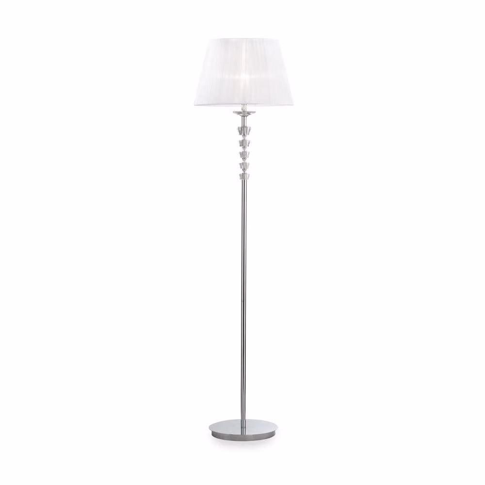 PEGASO lampada da terra bianca 1 lampadina