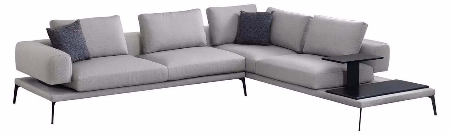 Ecksofa für das Wohnzimmer Prägnantes Design, maximale Gemütlichkeit