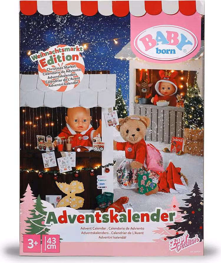 Calendario dell'avvento MGA BABY born 43cm