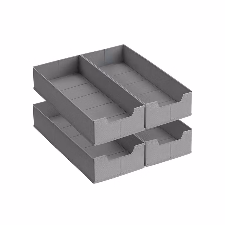 Divisori per cassetti pieghevoli per biancheria compatibili IKEA, 50L x 22l cm senza Separatori