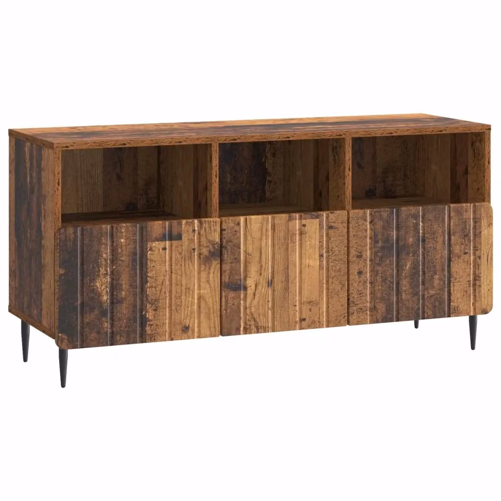 Mobile TV moderno in legno ingegnerizzato color marrone con finitura opaca L/P/H: 102 x 34,5 x 50 cm – 2