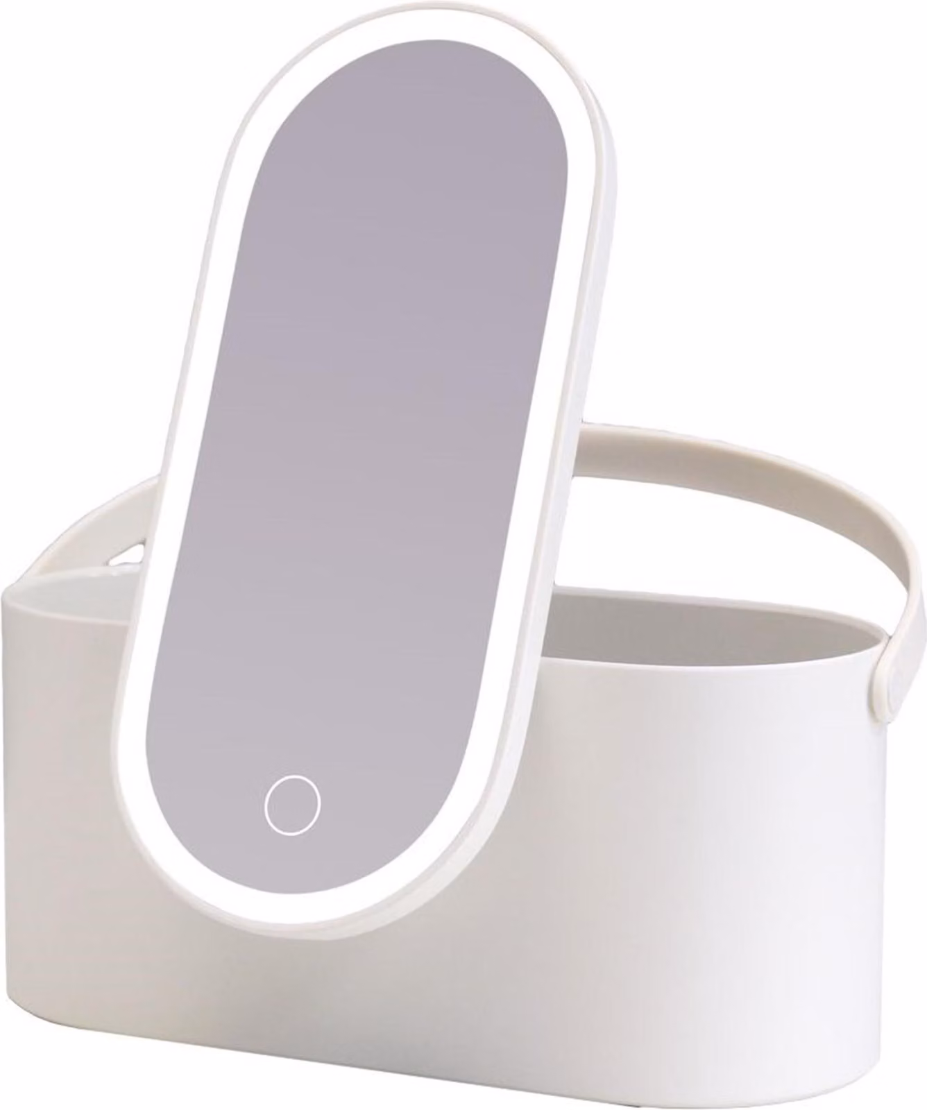 AILORIA MAGNIFIQUE - Beauty case con specchio LED dimmerabile (USB) BIANCO