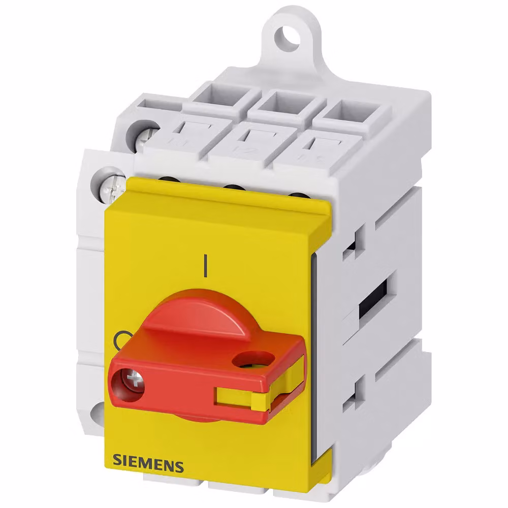 Siemens 3LD31301TK13, Interruttore rotativo, 3P, Cavo, Rosso, Bianco, Giallo, Grado di protezione IP40, Germania