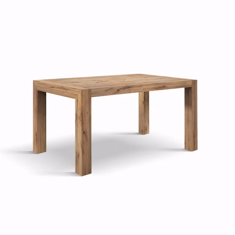 Tavolo MARZAMEMI in legno, finitura rovere rustico, allungabile 160×90 cm – 240×90 cm