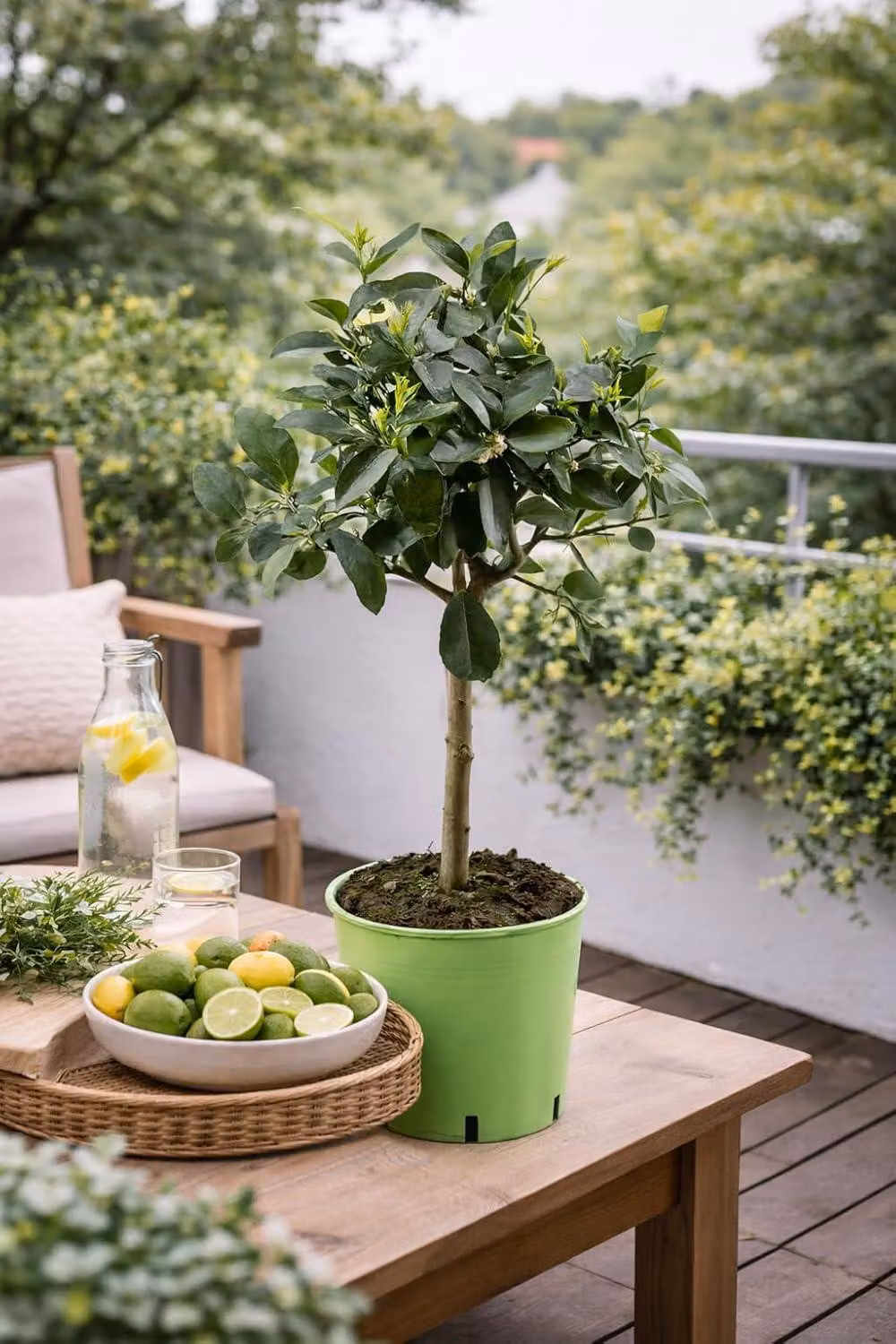 Albero di lime «Lima Verde» (lime da caipirinha) 70–100 cm – frutti aromatici, pianta di agrumi per balconi, terrazze e verande