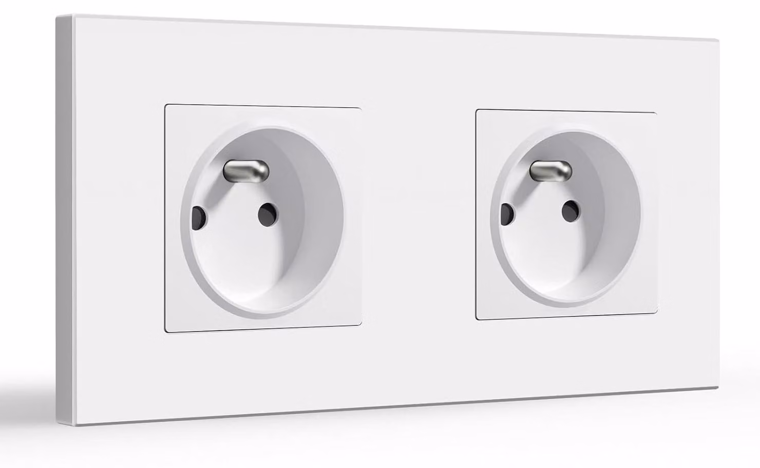 Prese multiple per spine, doppia, 16A, profondità di incasso 60 mm, adatte per la cucina