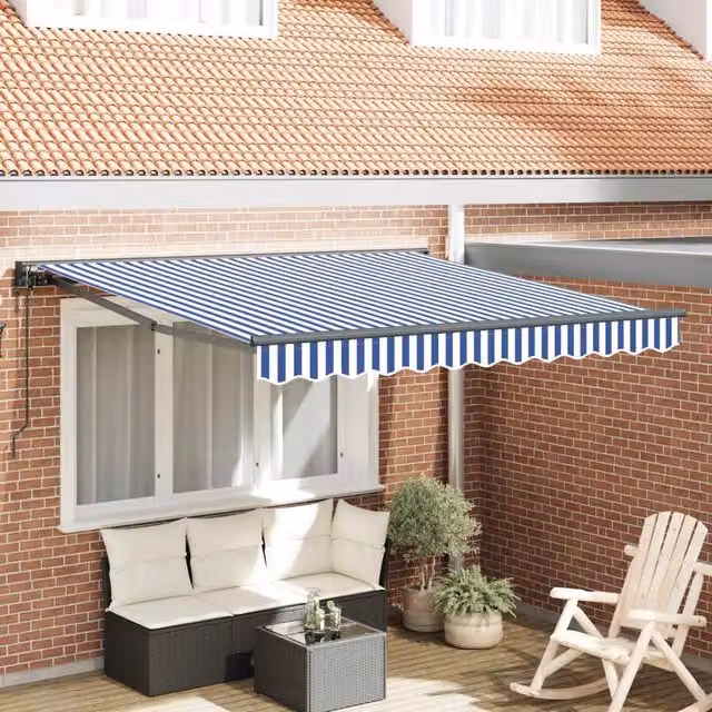 Struttura della tenda Blu e Bianco 300 x 250 cm 3329912