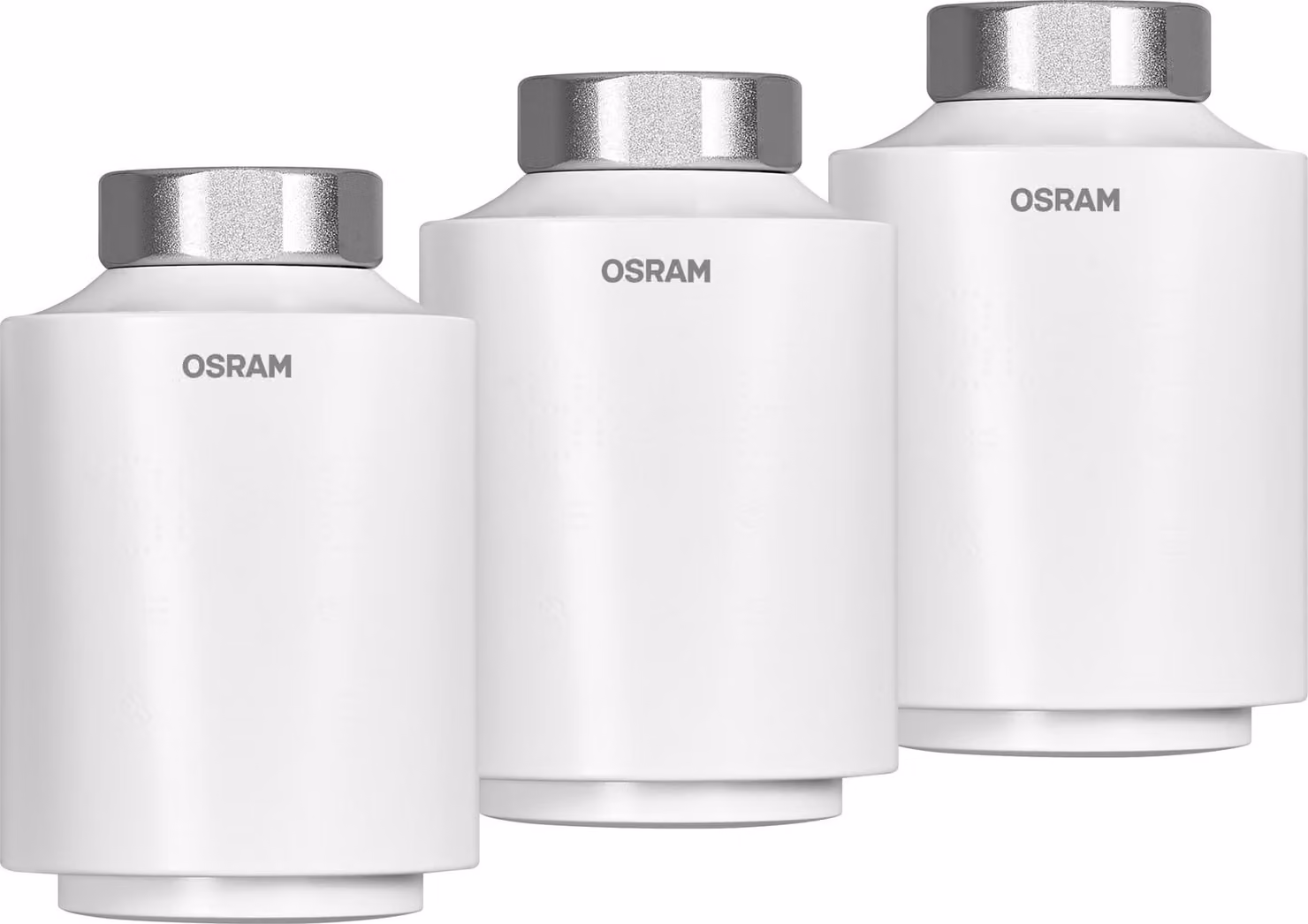 Termostato per radiatori Osram SMART+ WIFI, confezione da 3, bianco