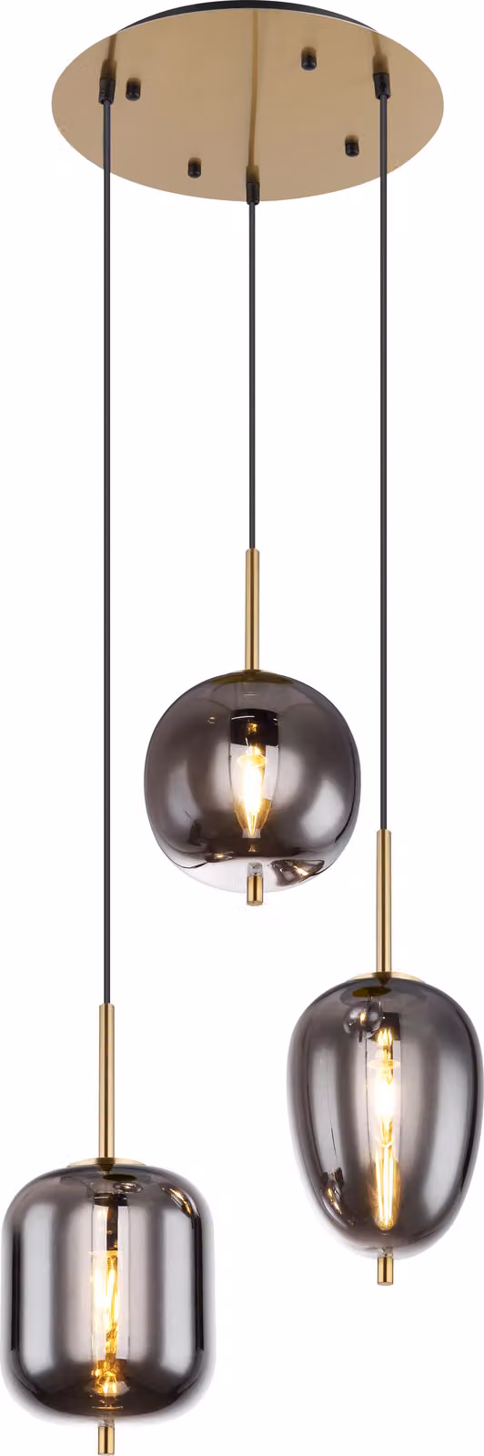 Lampada a sospensione BLACKY I 15345-3MM Globo