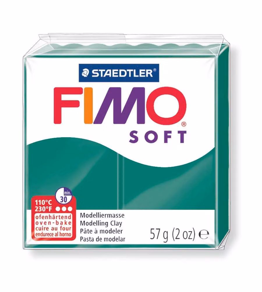 Pasta fimo soft 56 - 56 g smeraldo