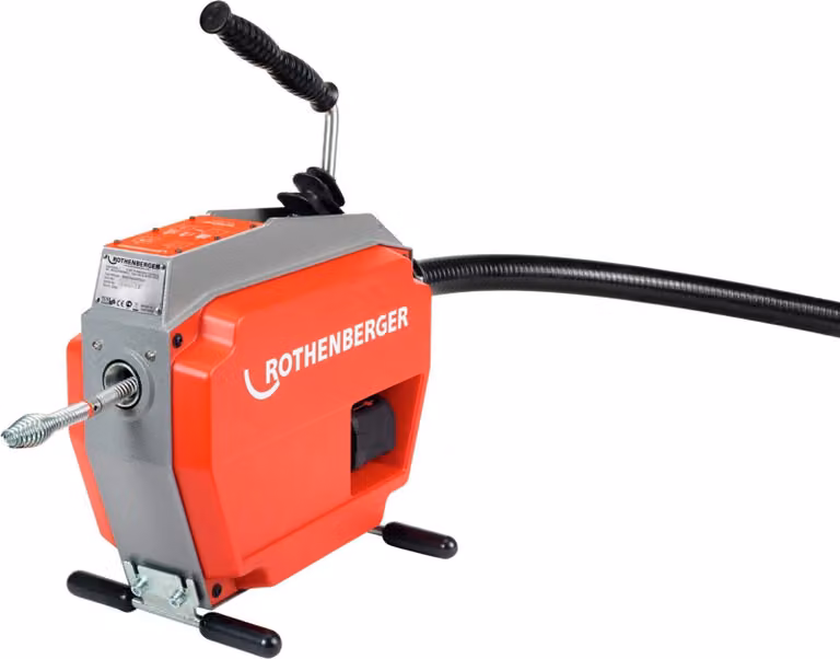 Rothenberger R600 VarioClean, macchina per la pulizia dei tubi a batteria + set di rametti/attrezzi