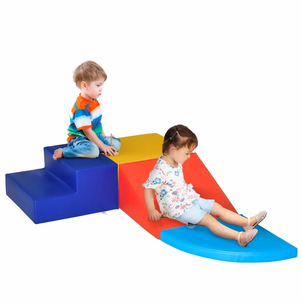 Set di Costruzioni Morbide Minimal in Foam Multicolore per Bambini, 4 Pezzi – 2