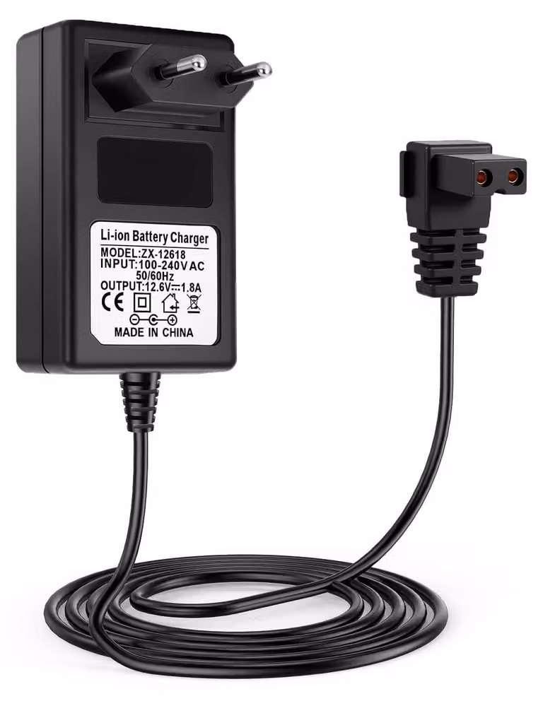Caricabatterie da 12,6 V per aspirapolvere e pulitori per piscine, con cavo da 1,5 metri, per una ricarica rapida e sicura