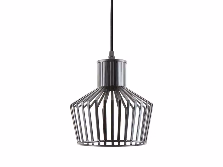 Lampada a sospensione con paralume in metallo, LIGNES, 120 cm