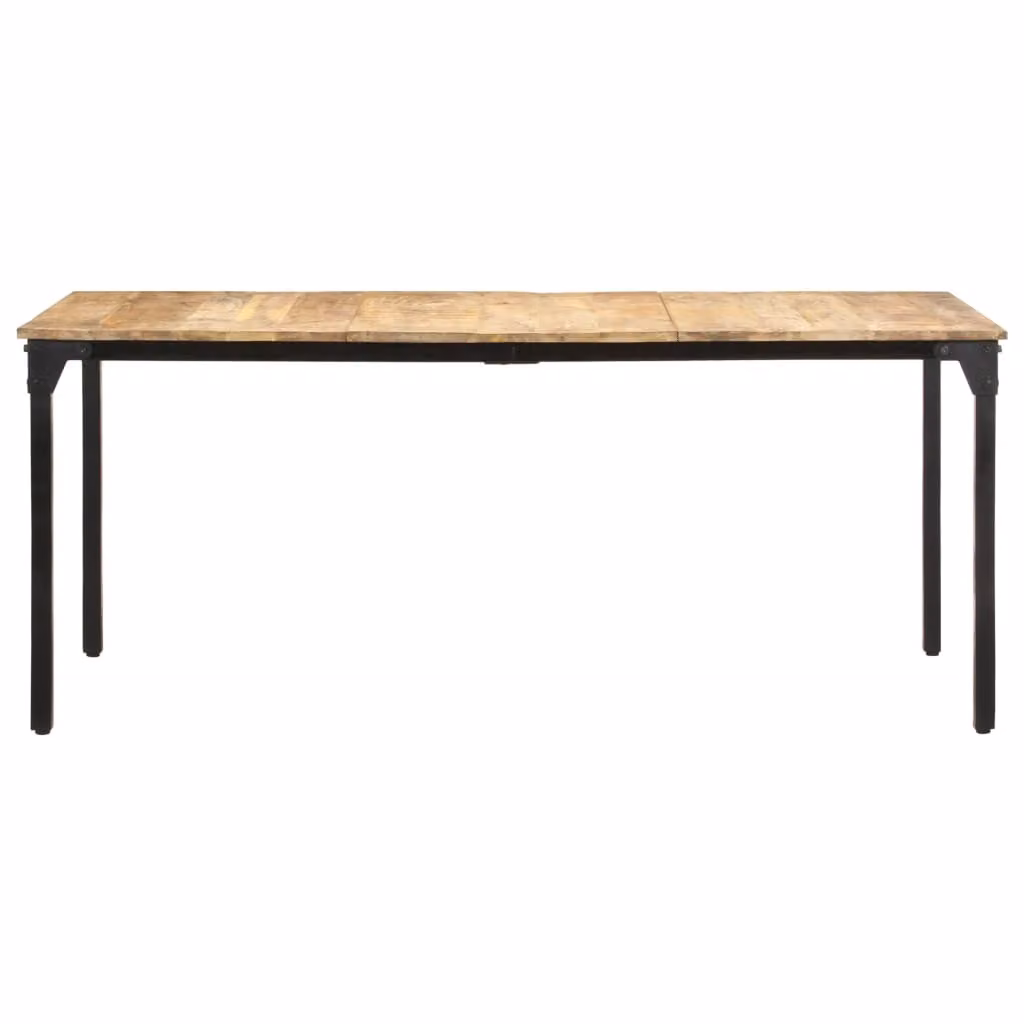 Tavolo da Pranzo 180x90x76 cm in Legno di Mango Grezzo