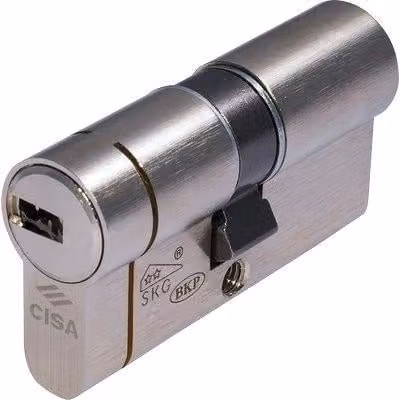 Cilindro Sagomato Cisa Astral Tekno Pro in Acciaio Inox Color Argento con 5 Chiavi 8200458