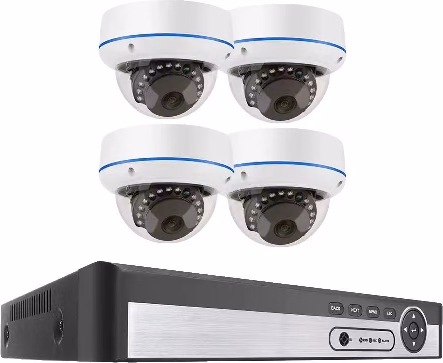 Sistema di telecamere di sorveglianza, risoluzione 5MP, visione notturna, 8CH 4pcs 5MP fotocamera-b, 1T-a