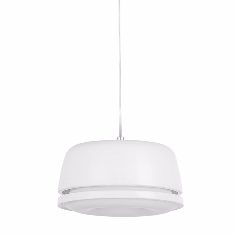 Italux Miranda LED lampada a sospensione moderna bianca AD15011-1C WH