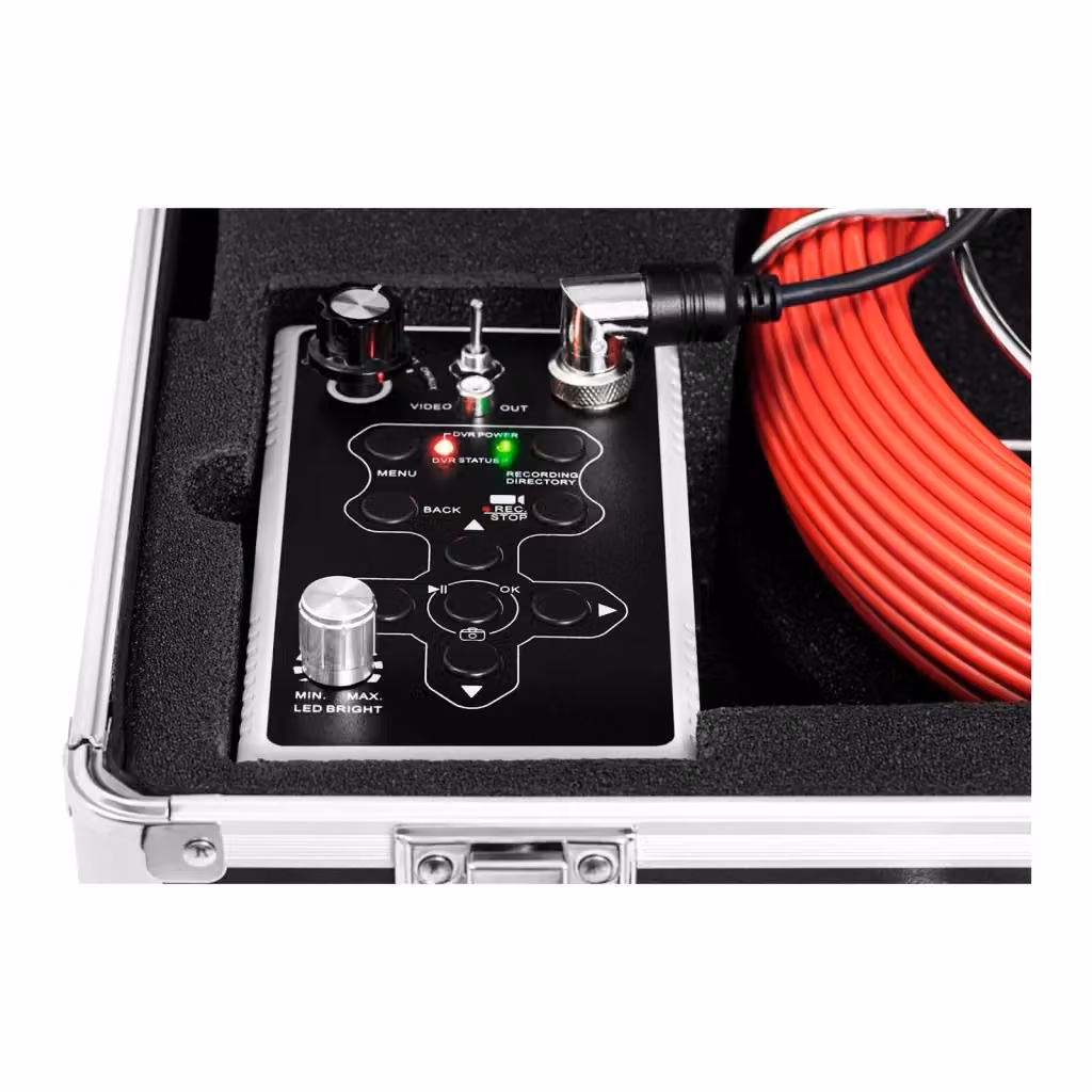 Telecamera endoscopica Steinberg Systems con schermo da 7 pollici, 12 LED e cavo da 50 m, colore nero – 2