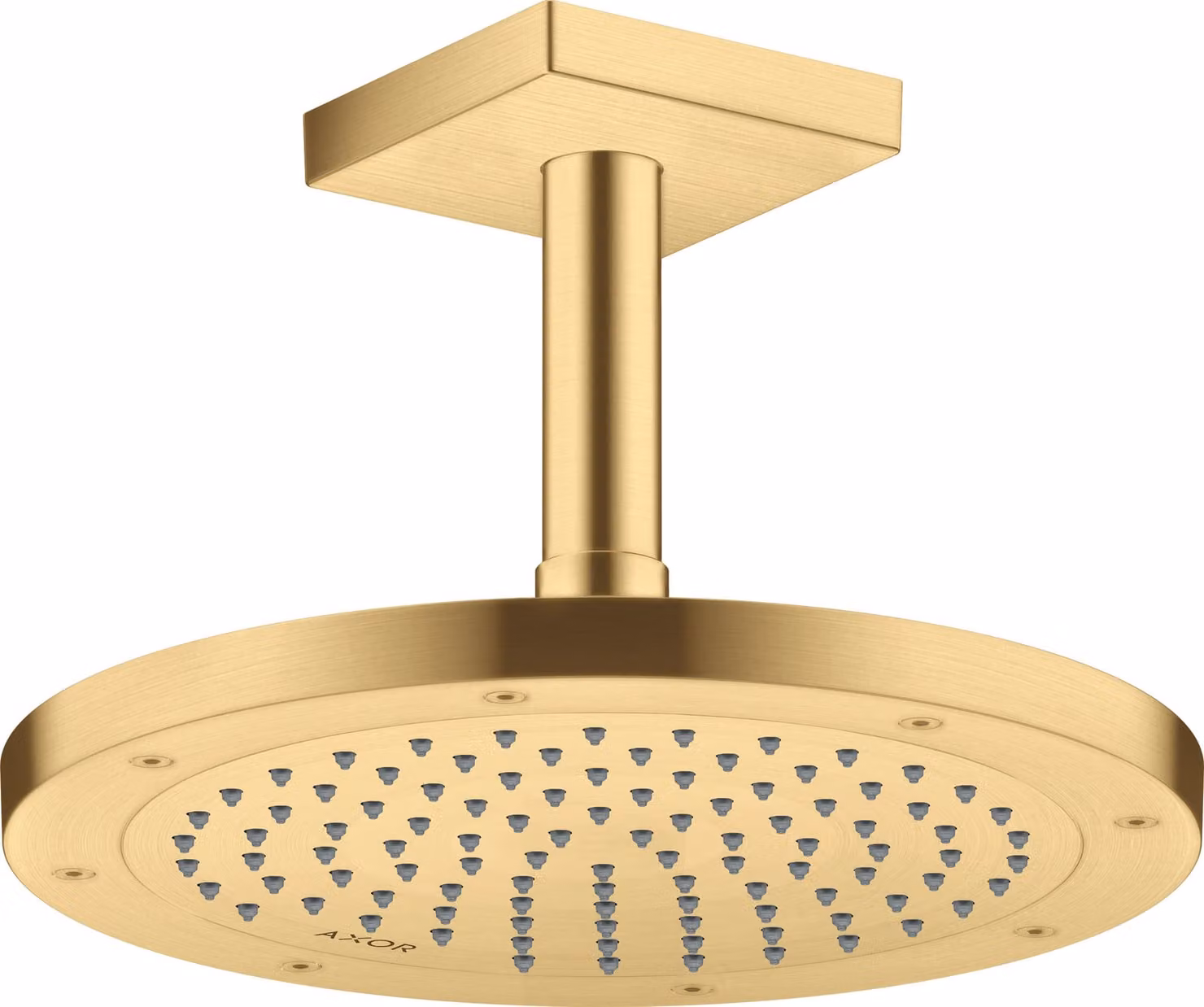 hansgrohe AXOR ShowerSolutions raccord de plafond, carré, 100mm, 26437250, 26437250