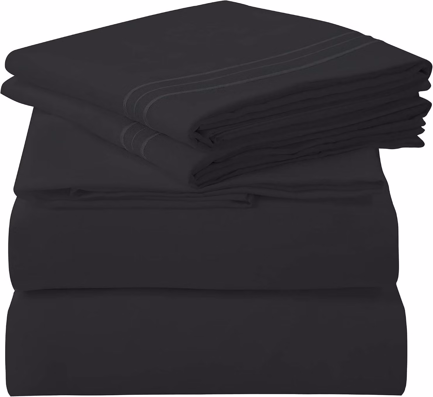 LINENS Set da letto composto da 3 pezzi: 2 lenzuola singole, realizzate in morbida microfibra spazzolata, comprensive di 1 lenzuolo con angoli e 1 coprimaterasso